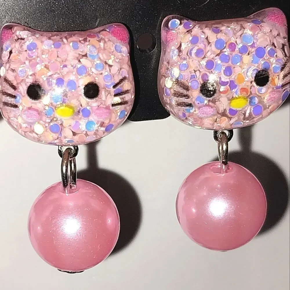 Beautiful fashion clip-on kids earrings